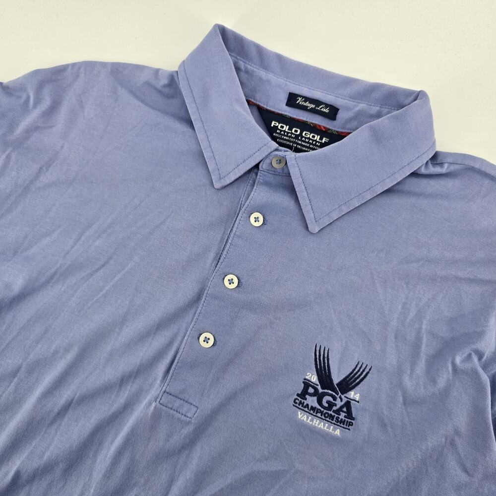 Polo Golf Ralph Lauren Polo PGA Championship Valhalla 2014 Pony Blue L